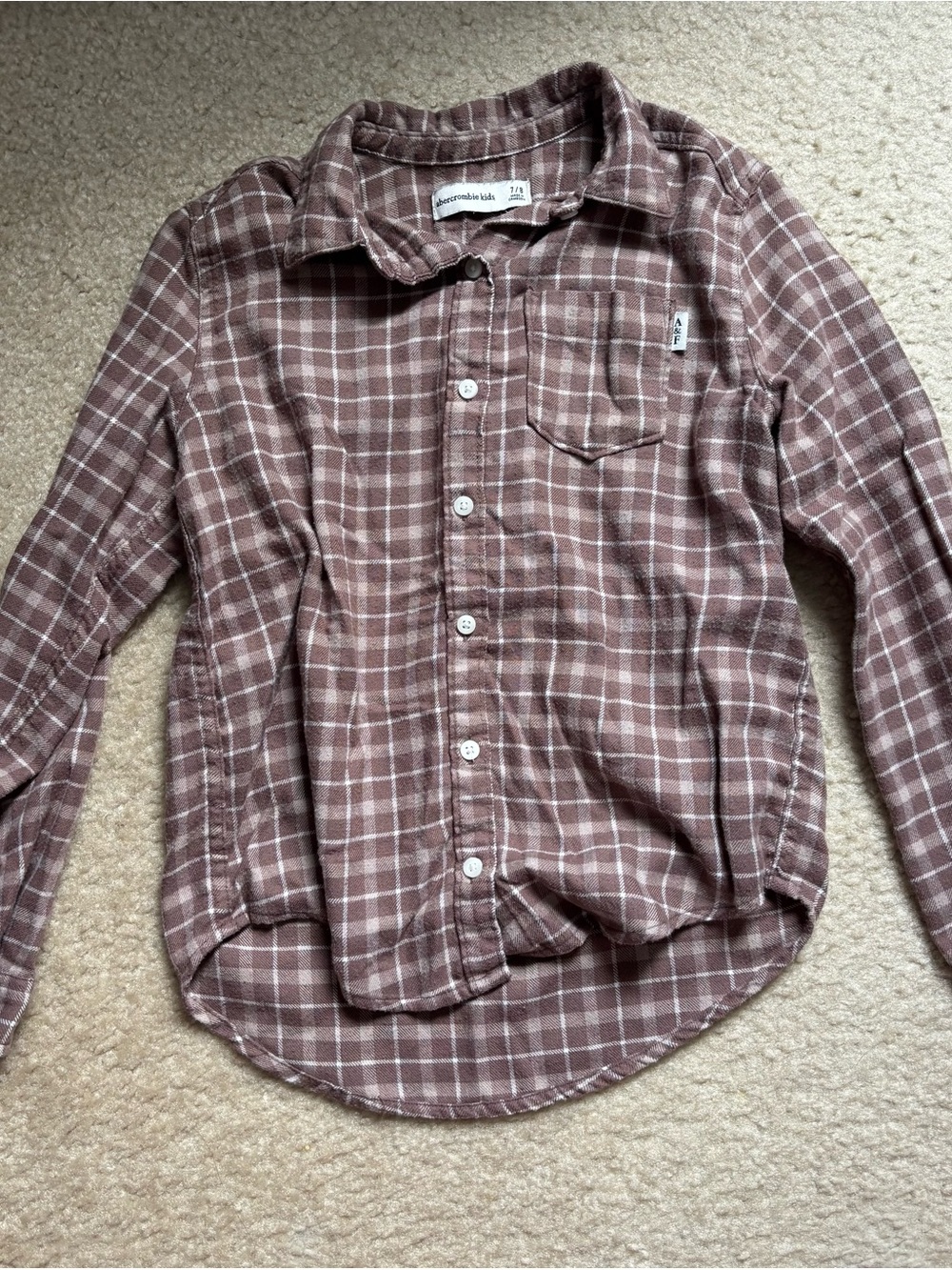 Abercrombie Kids Flannel 7/8
